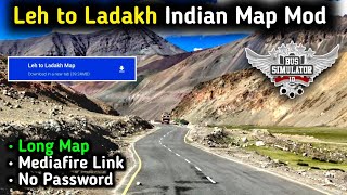 Leh to Ladakh Map Mod for Bussid | Indian Map Mod for Bussid | Mod Map For Bussid | Bussid Map Mod