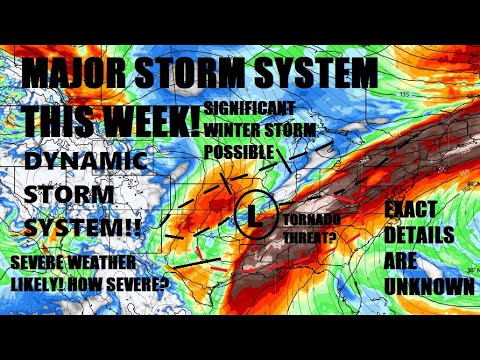 Major storm system with Winter storm & severe weather likely this week ...