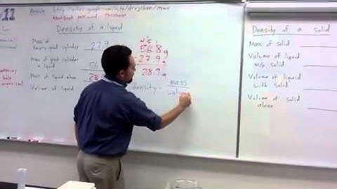 lab 2   Density of liquids  and solids