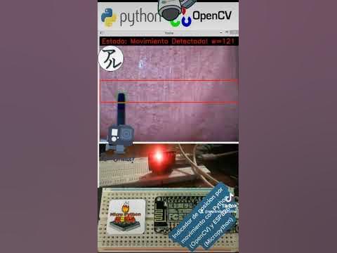 Indicador de posición por movimiento con Python (OpenCV) y ESP8266 ...