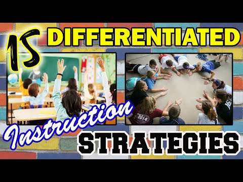 15 DIFFERENTIATED INSTRUCTION STRATEGIES