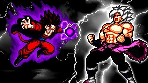 Xeno Vegito SSJ4 V3 OP VS Broly Black DBS V2 OP in Jump Force Mugen