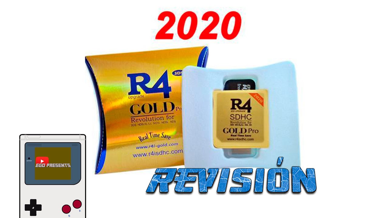 Revisión y Opiniones R4 Gold modelo 2020 R4 para 3ds (sólo juegos de DS) -  YouTube