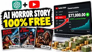 How to Make Horror Story Videos Using AI for FREE (2D Animation)