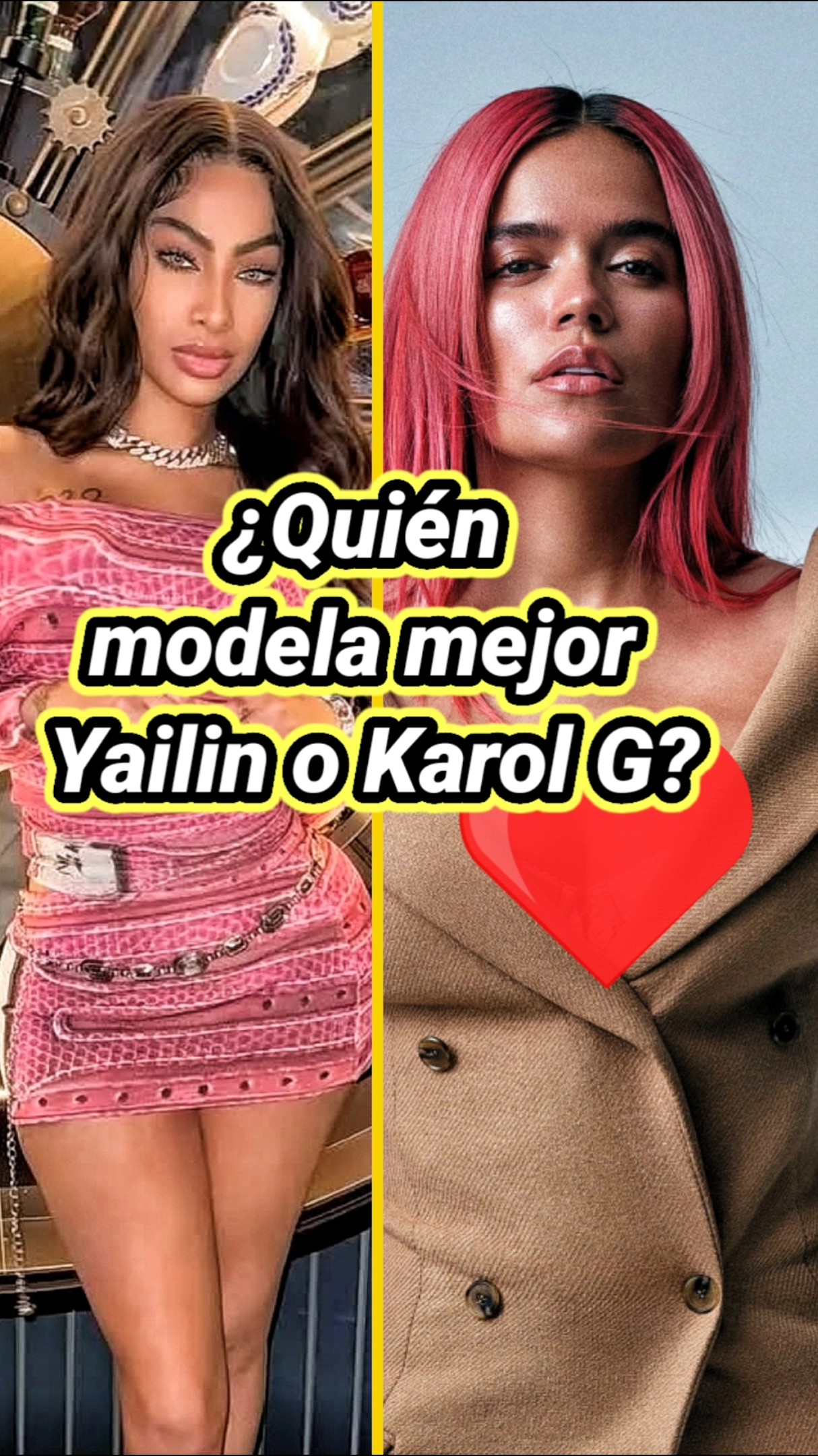 ¿Quién modela mejor Yailin o Karol G? #karolg #yailinlamásviral
