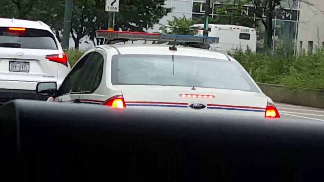 United States Postal Police no light no Siren in the West side Hight