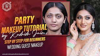 Party Makeup Tutorial Step By Step For Beginners | Wedding Guest Makeup | @pkmakeupstudio