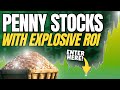 7 penny stocks with explosive roi