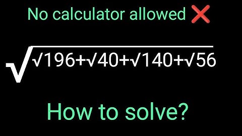 Nice Square root Math Simplification Olympiad Algebra solution |exponent concept