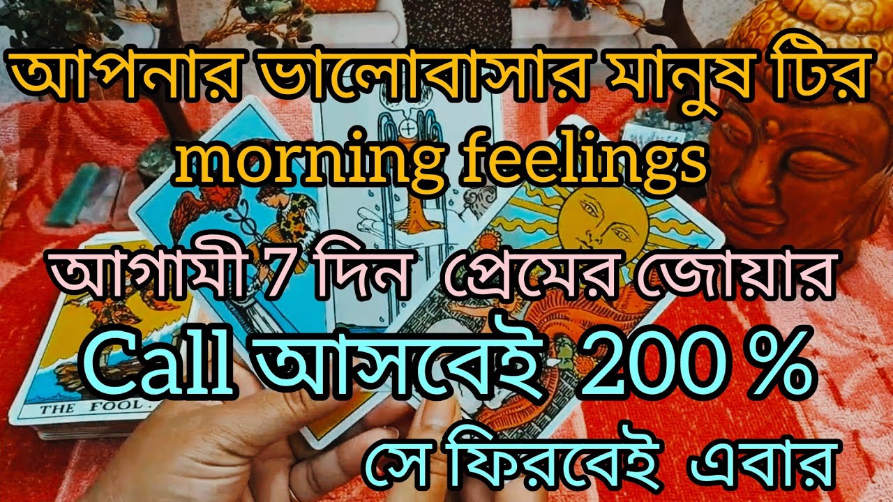 12 June আপনার ভালবাসার মানুষ টির morning feelings #tarot #feelingstarot #lovetarot #viralvideo
