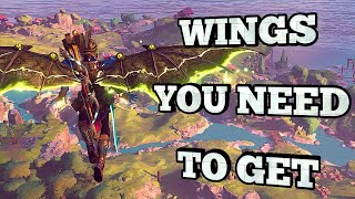 How To Get This AMAZING Looking Wings - Wings Of Dreadful ( Immortals Fenyx Rising Tips )