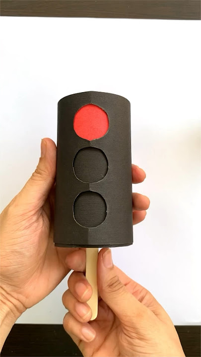 Traffic signal learning for kids #papercraft #easy #ideas