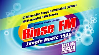 DJ WILEY &  DJ NICKY SLIM TING | MC MAXWELL D & MC BREEZE | RINSE FM | JUNGLE SET 1995