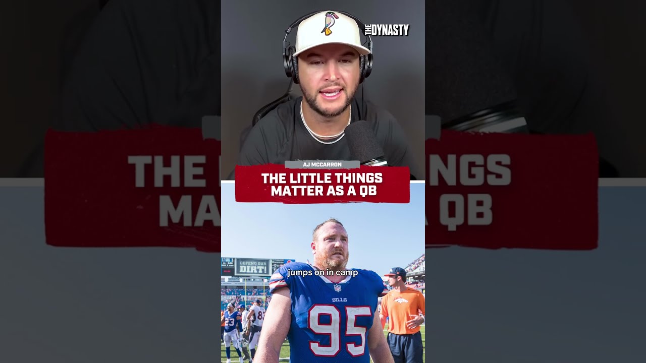 The little things matter as a QB