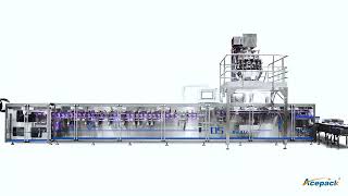 High Speed Duplex Output Roll Film Packaging Machine