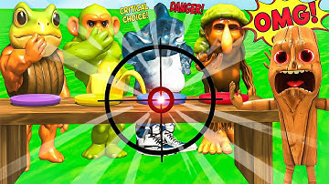Super Hero 3D Funny Game Saw Blade Challenge – Spider Man vs Squid Game Doll!