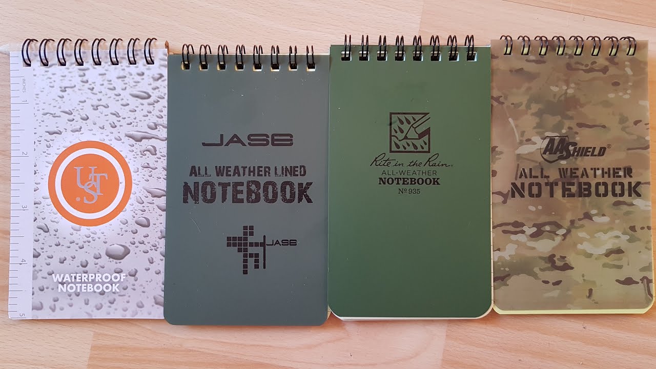 Made In China Vs Made In USA All Weather Waterproof Notebooks. YouTube