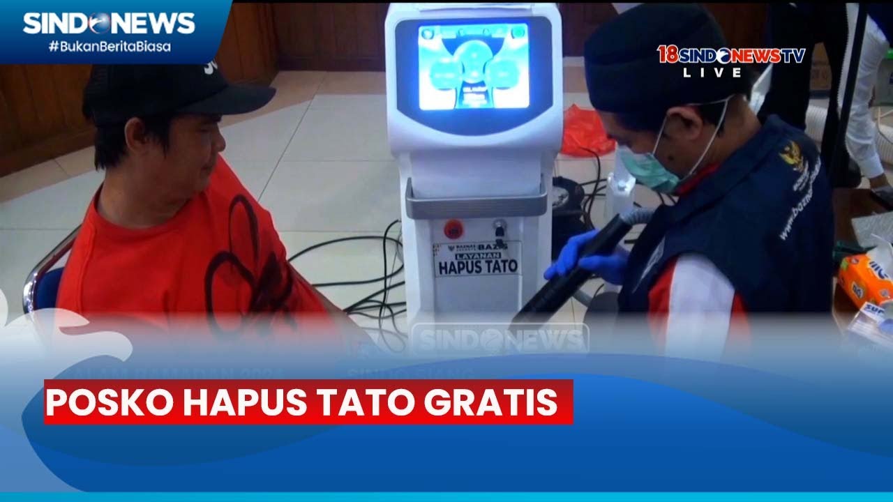 Ratusan Muda-Mudi Mengantri Hapurs Tato Gratis - Sindo Siang 28/03