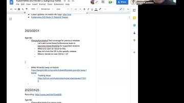 Kubernetes SIG Node CI 20230201