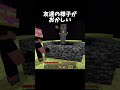 友達がクリエイティブかも知れないパート2 #マイクラ #shorts