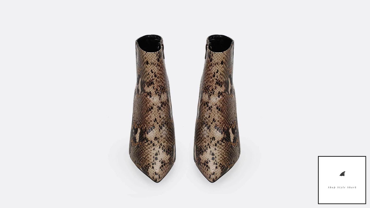 Colorful SnakeSkin Booties