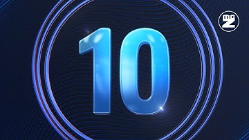 Swirling Rings Countdown from 10 to GO! | Stunning Intro Animation | Countdown to START