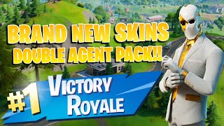 Brand New Double Agent Pack!! Solo Dub!! - Fortnite: Battle Royale Gameplay