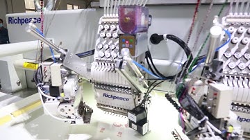 8 sequins and 3 colors beads embroidery machine