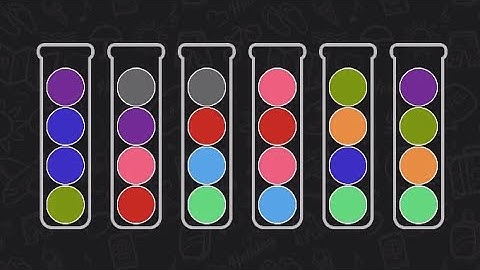 Ball Sort Puzzle Level 58 Solution