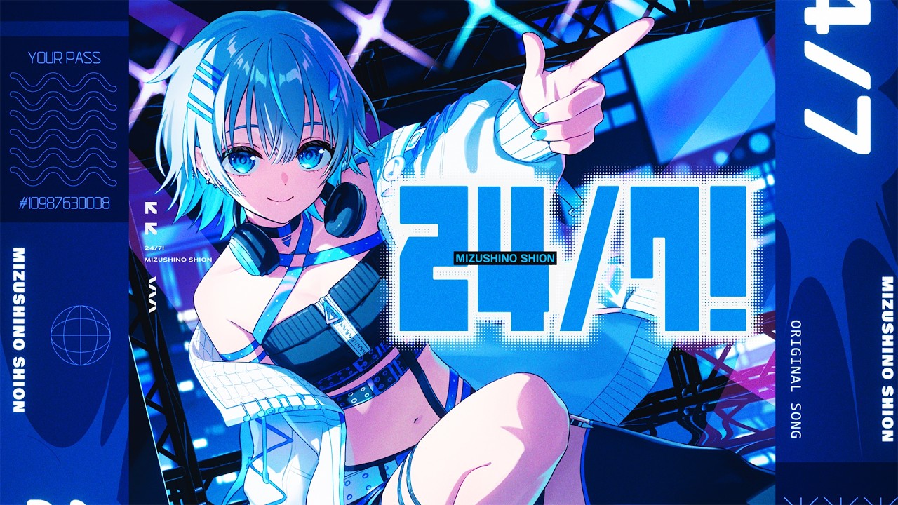 1st Original Song] 24/7! / Mizushino Shion [#vtuber