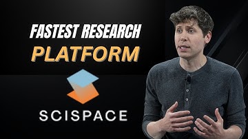 Chat GPT for Scientists Meet SciSpace Agent👨‍🔬📚