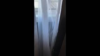 Amazon Sheer curtain 84” Goodgram 2 pack basic Rod pocket sheer Voile window curtains