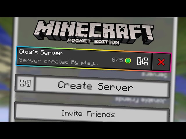 CREATE A FREE SERVER in MCPE!!! - Play With Friends - Minecraft PE (Pocket  Edition) 