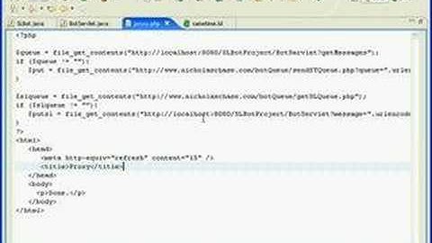 Sametime Chatting in Second Life