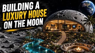From Empty Moon Land to Luxury Paradise 🌴 | Satisfying AI Construction Timelapse