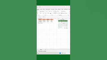 How To Create Date Picker In Excel #shorts #excel #exceltips #data #education #learning #fyp #viral