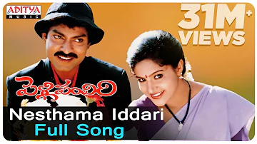 Nesthama Iddari Full Song ll Pelli Pandiri Songs ll Jagapathi Babu, Raasi