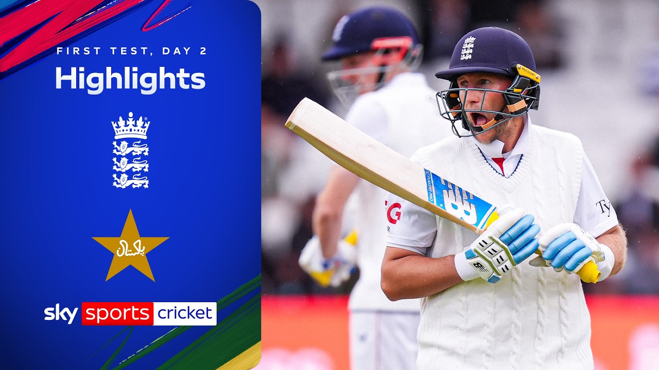Brilliant Brook misses out on century! 👏 | England vs Pakistan First Test, Day Two | Highlights
