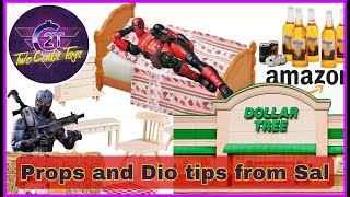 Action Figure Diorama and Prop tips from Two Cents Toys