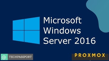 Windows 2016 Server virtualized in Proxmox | How To install Windows 2016 Server On Proxmox VE