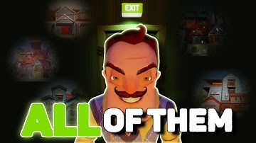 I PLAYED and RANKED EVERY Hello Neighbor Version