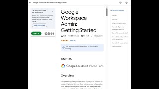 Google Workspace Admin: Getting Started | GSP035 | #googlecloud