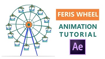 Giant wheel or Ferris Wheel Animation After effects Tutorial
