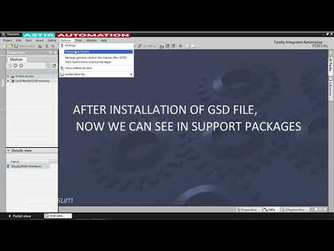 HOW TO ADD GSD FILE IN TIA