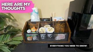 YINMIT Coffee Station Organizer Review | Coffee Bar Storage Solution