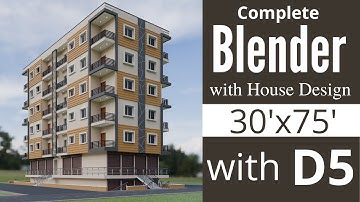 Blender for Beginners | Real-World Residential cum Commercial Project