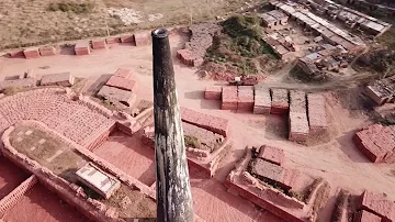 Drone Dreaming : Bizarre Brick factory (Northern India) filmed with DJI Mavic Pro 1080 Full HD