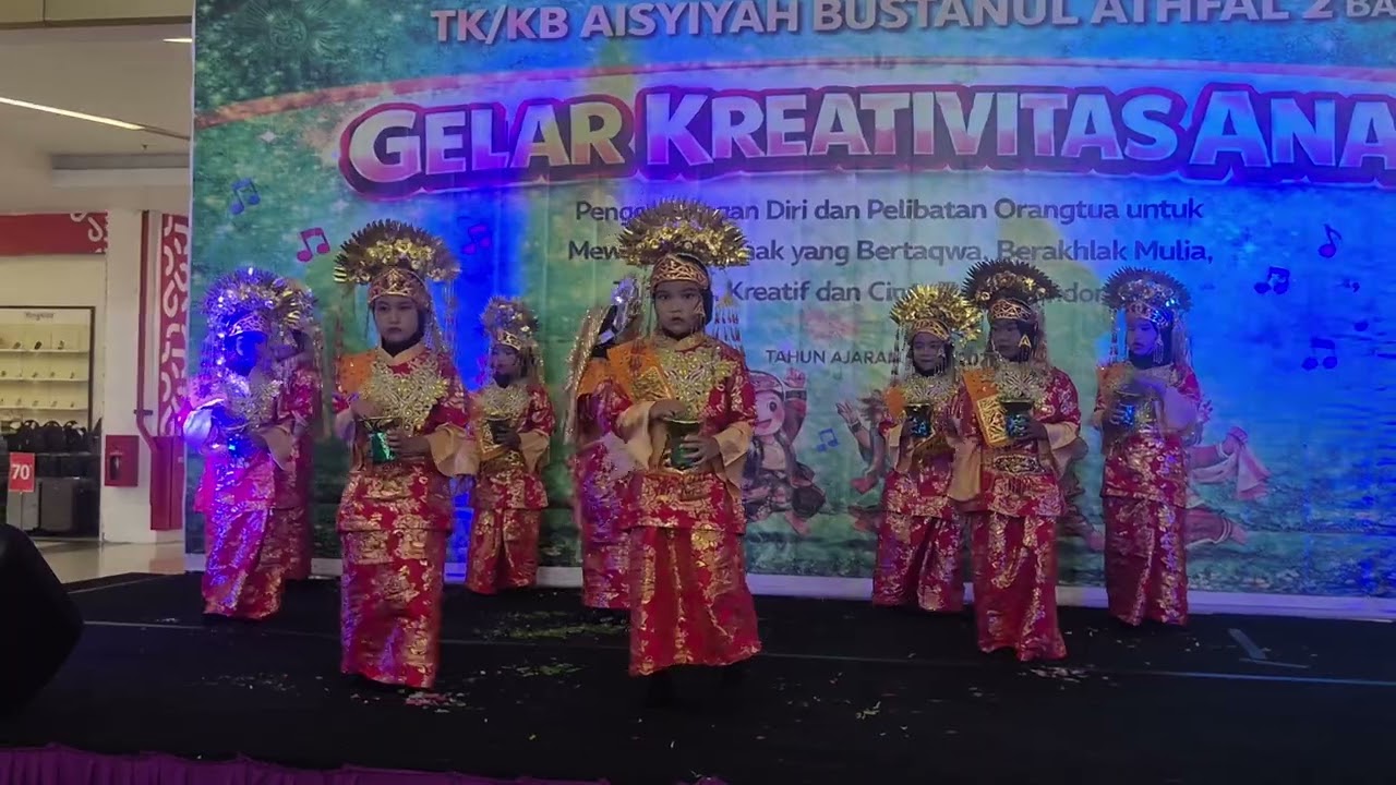 Gelar Kreativitas Anak TK ABA 2 Batam|| Tari Selamat Datang dari Kelompok B1 Putri