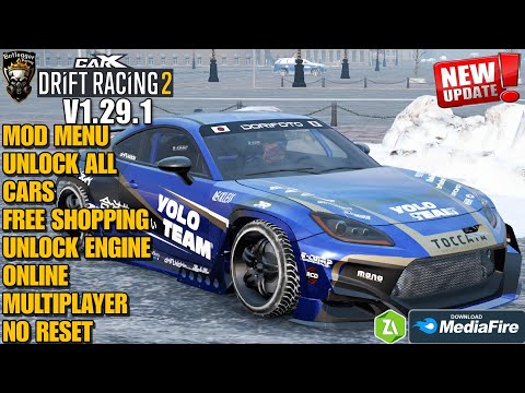 CarX Drift Racing 2 Mod Menu V1.27.1 No Reset Unlock all Cars Free Shopping  Gameplay 