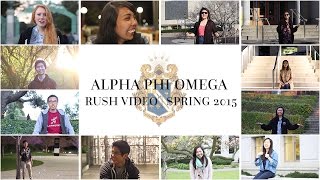 ALPHA PHI OMEGA | GAMMA GAMMA - RUSH